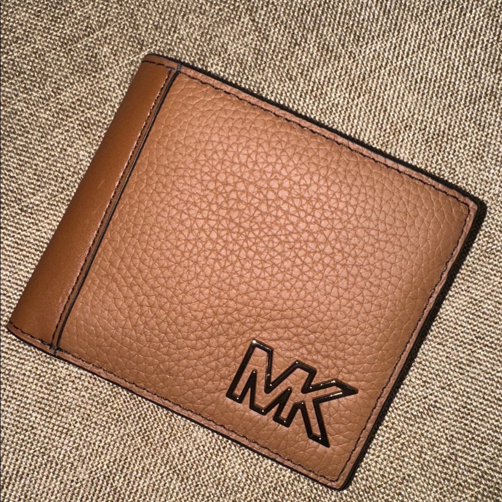 Michael Kors Brown Leather Wallet New